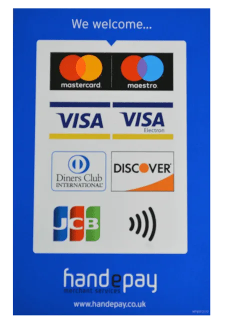 Screen printed control panel labels — card payment terminal panel overlay manufactured by Adcal Labels