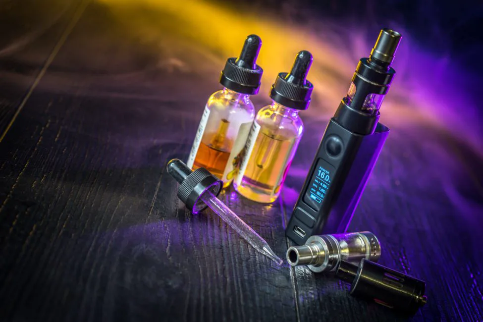 Custom e-cigarette and vape labels printed by Adcal Labels