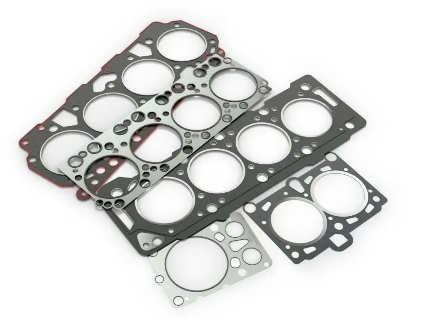 Motorsport labels and head gaskets die-cut by Adcal Labels
